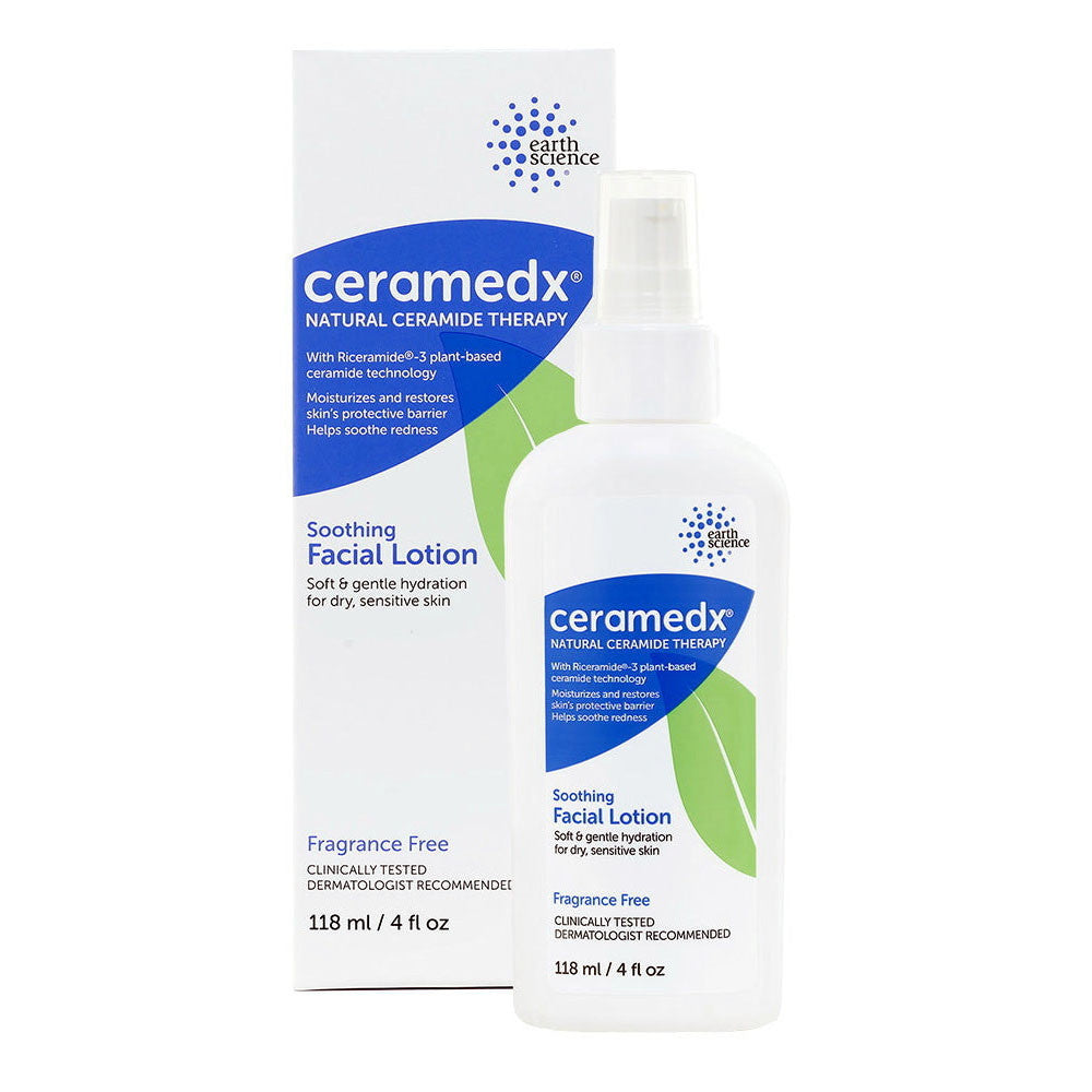 Ceramedx Natural Ceramide Therapy Soothing Facial Lotion, 4 Oz